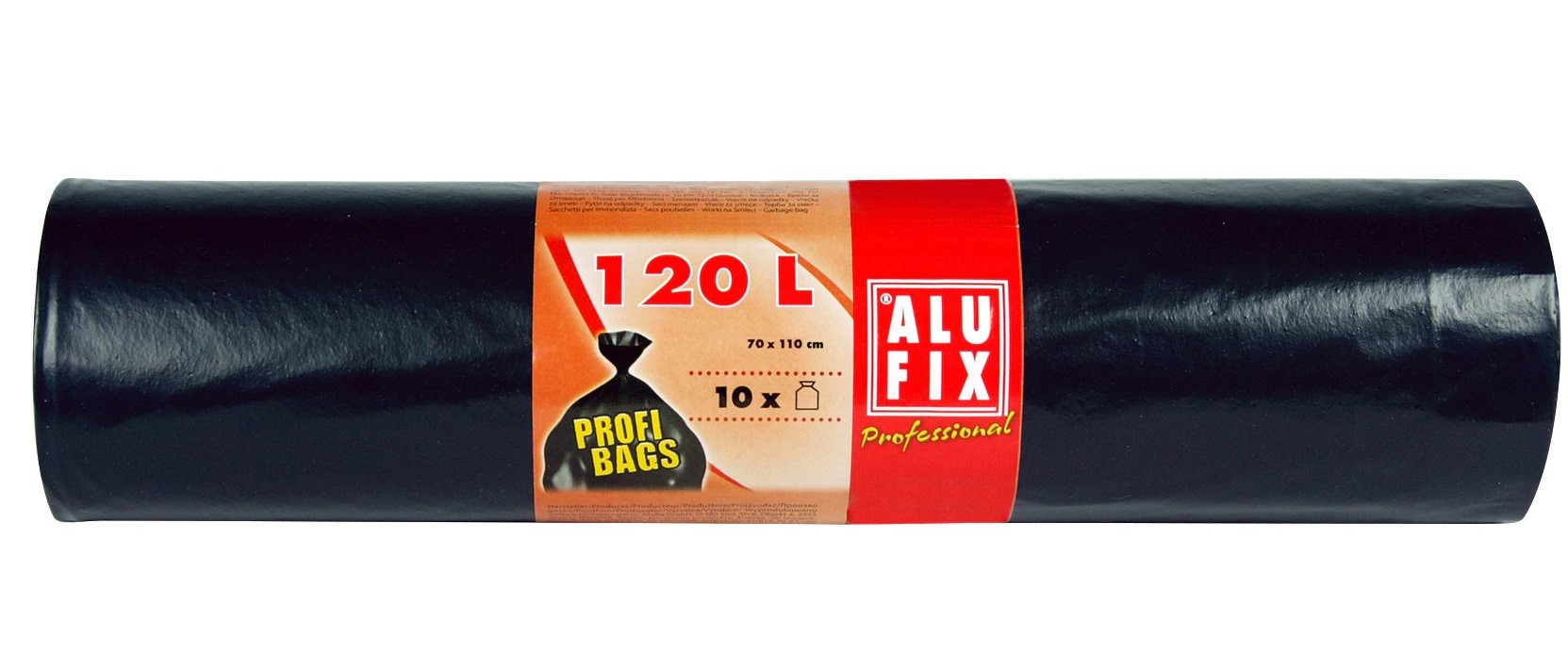 Saci menajeri negri 120 l alufix 10 buc/rola